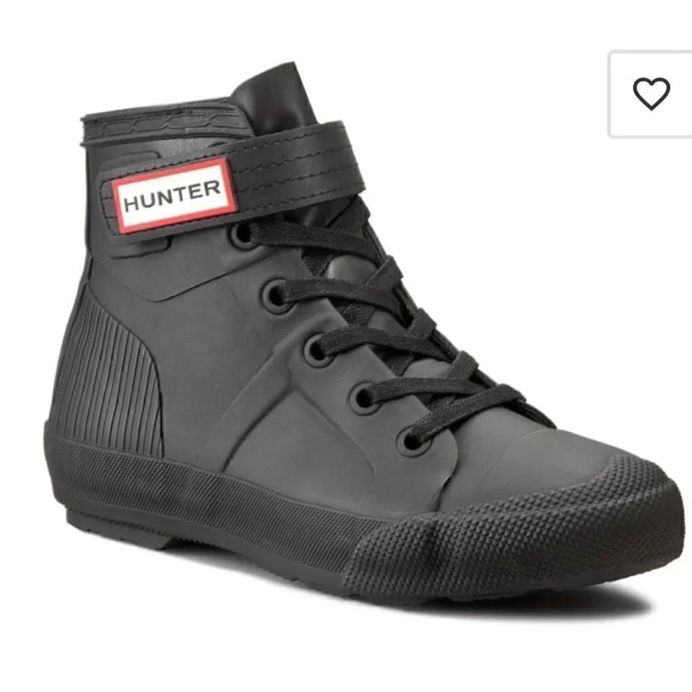 Sneakers HUNTER - Womens Original Hi- Top WFK1004RMA Black size 7